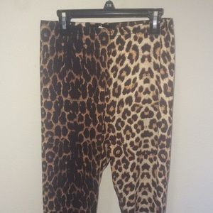 Shein Leopard Print High Waisted Leggings